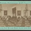 Parlor, Fort William Henry Hotel, Lake George.