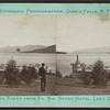 Looking north from Ft. Wm. Henry Hotel, Lake George.