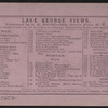 Good bye to Lake George." Glen's Falls Stage.