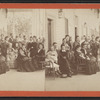 Group portrait on a piazza