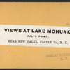 View of the Lake Mohonk.