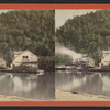 Locks and dry dock at Erie Canal.