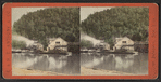 Locks and dry dock at Erie Canal.