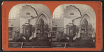 View of a decorated church interior.