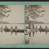 Women boating on lake, Monticello, N.Y.