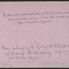 Piano belonging to General Clinton when in camp at Newberg [Newburgh].