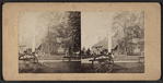 Washington's Headquarters, Newburgh, N.Y. Side view with cannon.