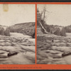 Down the River, from Portage Bridge, Crystal Cascade on the left.