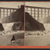 First Fall in Genesee River, and Portage R.R. Bridge.