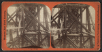 Through the timbers of Portage Bridge.
