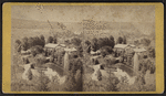 The Country Seat of Wm. P. Letchworth -- the Horse Shoe Fall and Portage Bridge in the distance, Portage, N.Y.