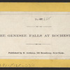 The Genesee Falls at Rochester.
