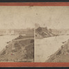 Genesee High Falls and River Bed from under Vincent Place Bridge.