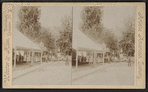 View of people in front of a roadside eaterie, Rochester.