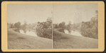 View of Canal at Lawrenceville, from towpath.