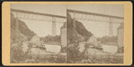 W.V.R.R. Bridge, Rosendale, looking down the Creek.