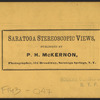 Saratoga Lake and Steamer.