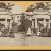 Columbian Spring, Saratoga. [A Family posing in the front.]