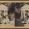 Columbia Springs and Park. [A family in front of the Spring.]