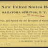 United States Hotel Ground, Saratoga, N.Y.