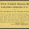 Lawn View, United States Hotel, Saratoga, N.Y.