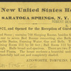 United States Hotel Dining Room, Saratoga, N.Y.