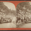 Grand Stand at Intercollegiata Regatta, Saratoga Lake, 1874.