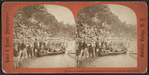 Grand Stand at Intercollegiata Regatta, Saratoga Lake, 1874.