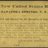 Cottage Row, United States Hotel, Saratoga, N.Y.
