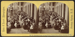 Morning Scene on rear Piazza, United States Hotel, Saratoga, N.Y.