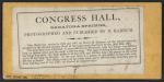 Congress Hall, Saratoga Springs.