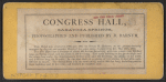 Congress Hall, Saratoga Springs.