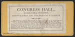 Congress Hall, Saratoga Springs.