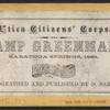Utica Citizens' Corps, Camp Greenman,  Saratoga Springs, 1869.