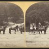 Sharon Springs, N.Y. [View of women on horse-drawn carts.]