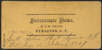 South Salina Street Syracuse, N.Y. Deep snow in February 1867.