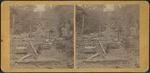 View of ruins where Lunger and wife were murdered.