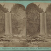 Taughannock Falls on Cayuga Lake. Height of Falls, 215 feet.