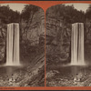 Taghanic Falls, from below, Height of Fall: 215 feet perpendicular.