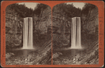 Taghanic Falls, from below, Height of Fall: 215 feet perpendicular.