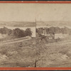 Stage road and hotel view from old Fort Ty. Vermont in distance.