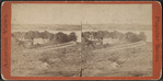 Stage road and hotel view from old Fort Ty. Vermont in distance.
