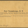 Ruins of Fort Ticonderoga, N.Y.