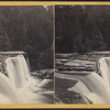 Side view higher double Fall, Trenton Falls.