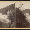 View of a covered bridge.