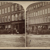 View of Barnard & Sons, and other stores in Utica.]
