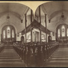 Trinity Church [interior], Utica, 1868.