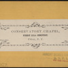 Conservatory Chapel, Forest Hill Cemetery, Utica, N.Y.