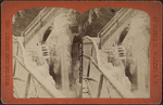 Cavern cascade and long stairs, Watkins Glen.