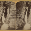 Entrance gorge, looking up.
